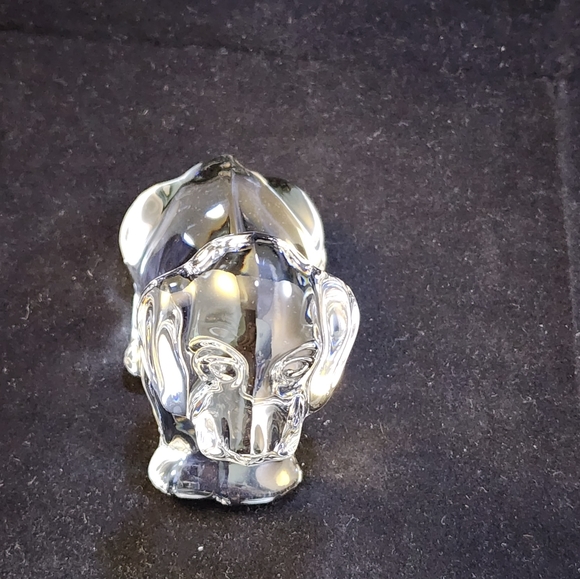 Signed Villeroy & Boch Crystal Dog Figurine Paperweight - Picture 6 of 14